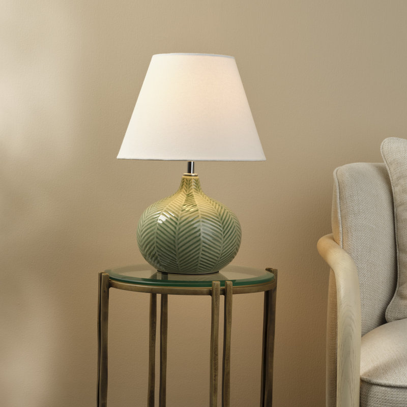 Fern Table Lamp, Leaf Green