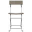 Chaises de bistro pliantes en poly rotin et acier-1671621402