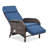 Serita Caeden Outdoor All-Weather PE Wicker Adjustable Reclining Lounge Chair With Cushions-2072068634