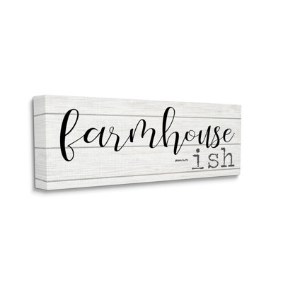 Farmhouse Inspired Welcome by Daphne Polselli - Textual Art Print -  Stupell Industries, ab-109_cn_13x30