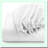 Luxury Split Top Fitted Sheet - 650 Thread Count Cotton Blend for Adjustable Beds - White - Premium Half Split Bottom Sheet Available Separately