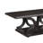 Rectangular Cappuccino Coffee Table With Functional Storage Shelf Brown Robust Form And Shelving Space