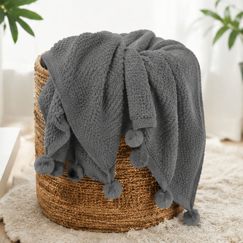 Throw, Gray