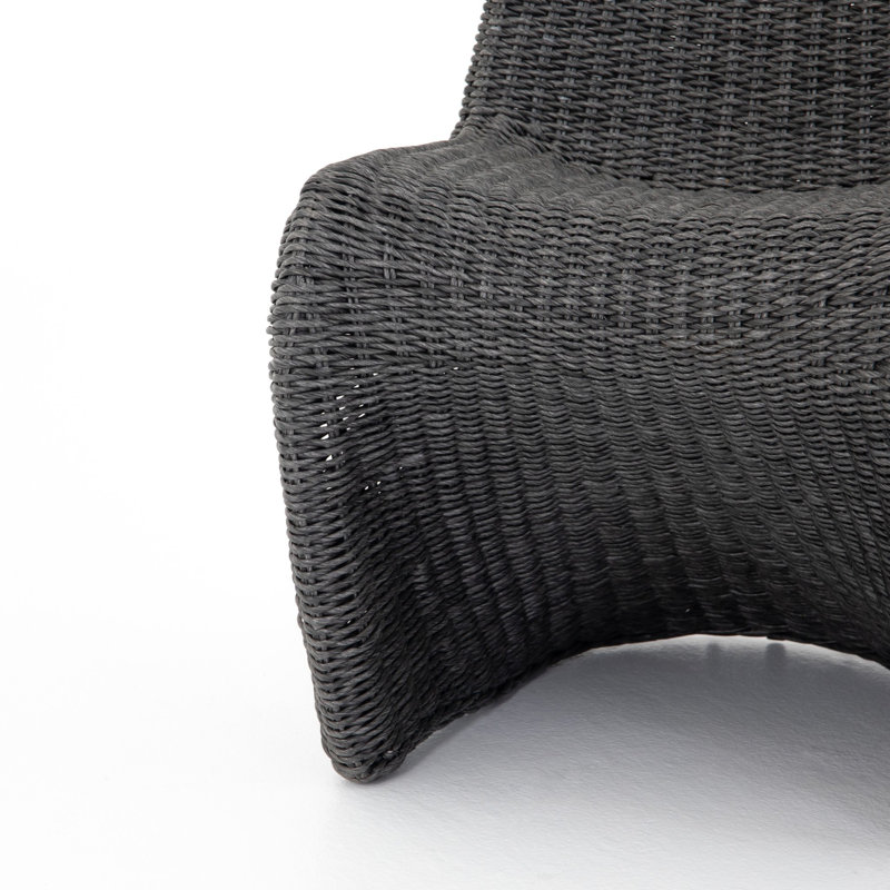 Portia Outdoor Dining Chair, Vintage Coal