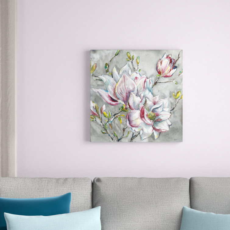 East Urban Home Magnolia 2 by Tre Sorelle Studios - Wrapped Canvas ...