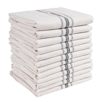 Cotton Stripe Kitchen Towel Linen Set