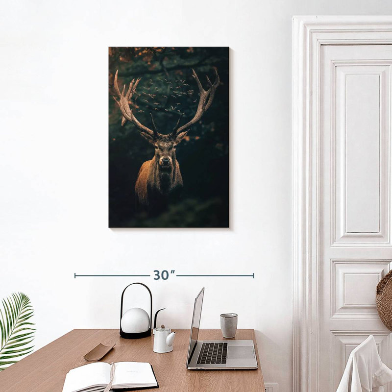 Brampt The Moody Deer, 30" H x 20" W