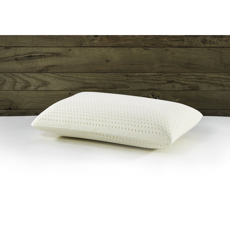 King Size White Talalay Latex Hypoallergenic Pillow