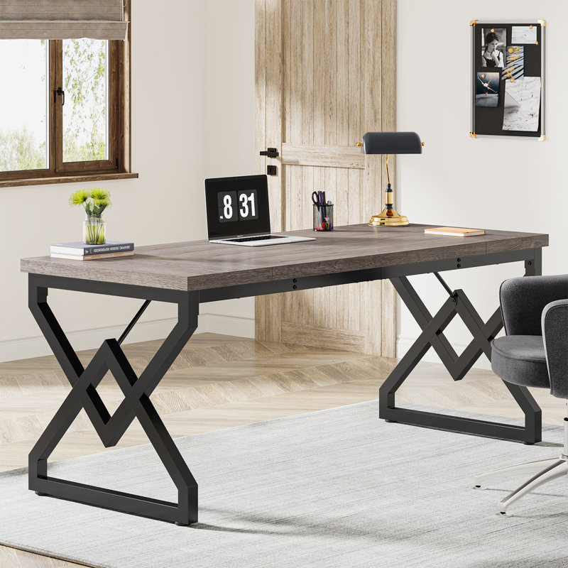Bureau Ramapo, Gris / Noir