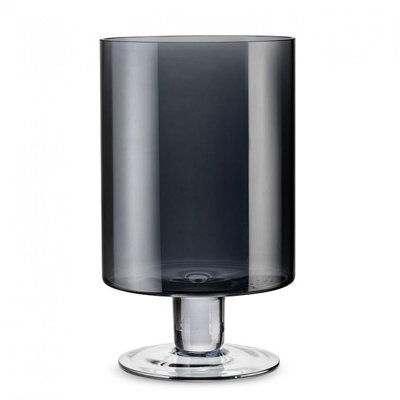 Grand porte-bougie ouragan irisé