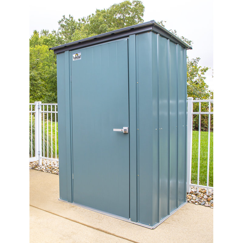 Juniper Berry Green 4' x 3' Steel Outdoor Storage Shed