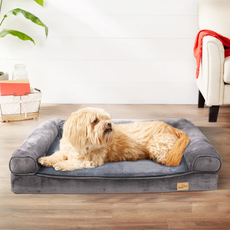Dog Couch Bolster, 4.7" H x 53" W x 39.3" D