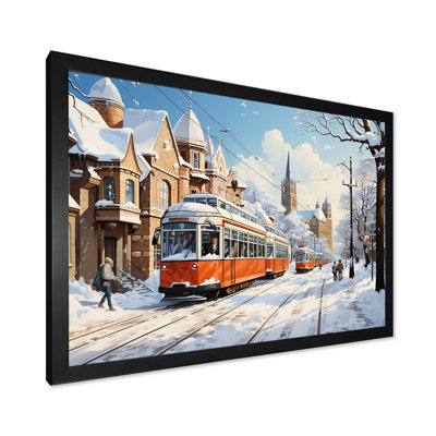 Toronto City In Winter II - City Toronto, art mural