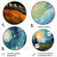 Jamarion - Paysages d'art rond en métal-109669379
