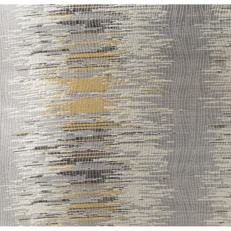 Auberon Abstract Square Cushion Cover, Ochre, 45cm H x 45cm W x 1cm D