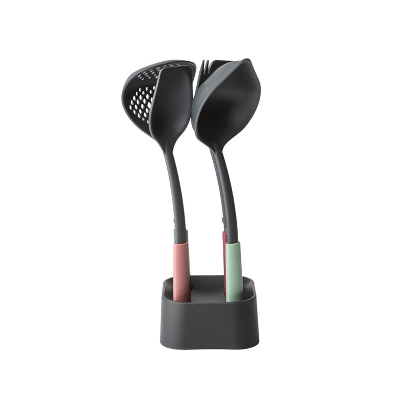 Brabantia Tasty + Kitchen Utensil Set plus Stand