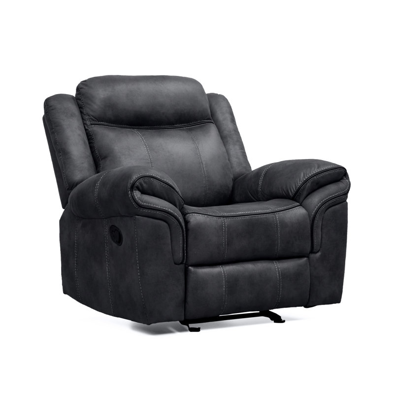 Fauteuil inclinable manuel oscillant Caenas, Noir