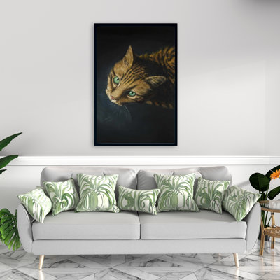 Bengal Cat Print On Canvas