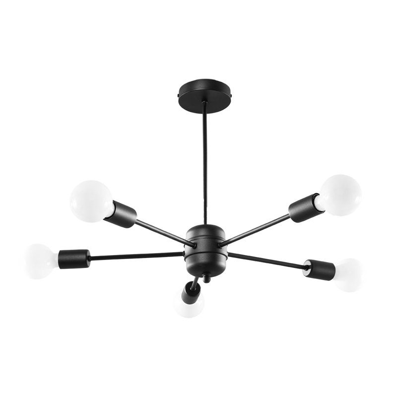Bulb Pendant, 5 Lights, 46cm H x 66cm W x 66cm D