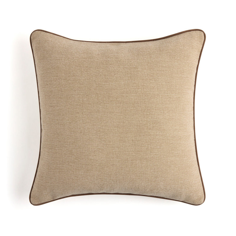 Vienna Lumbar Throw Pillow, Laughlin Natural, Square 22"