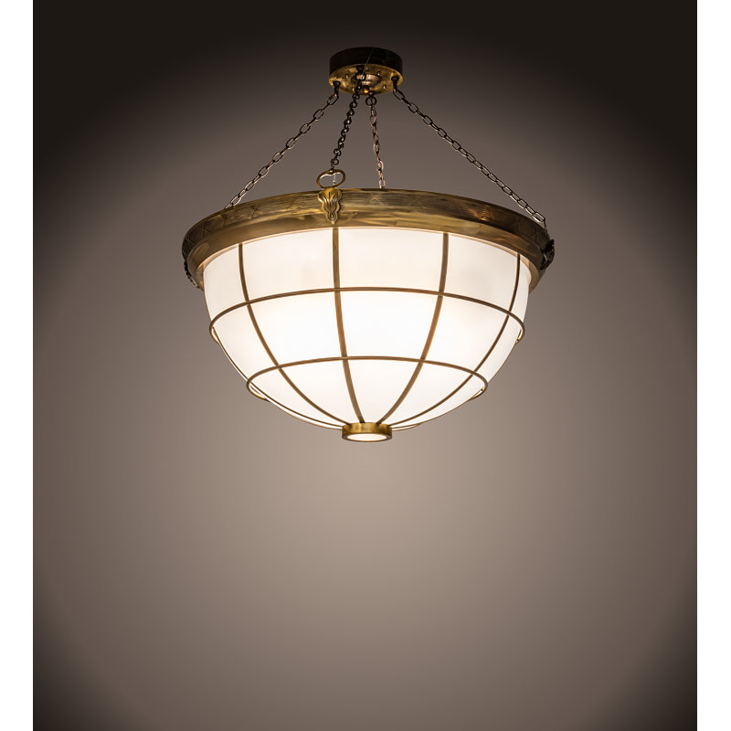 Luminaire suspendu bol 8 lumières