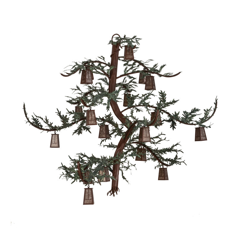 Cleland 18 - Light Dimmable Tiered Chandelier