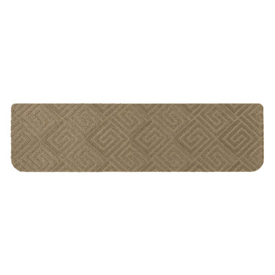 Tapis d'escalier extérieur pelez et collez Venise 8 po x 2 pi 6 po Venice