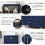 Ensemble de meuble-lavabo simple 30 po bleu moderne