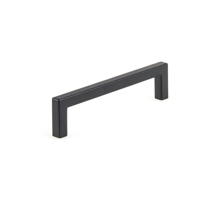 Poignée de type barre en métal, Noir mat, 7 9/16" 