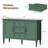 Collynns 47" Accent Cabinet With 2 Doors & 3 Drawers Set Of 2, Green