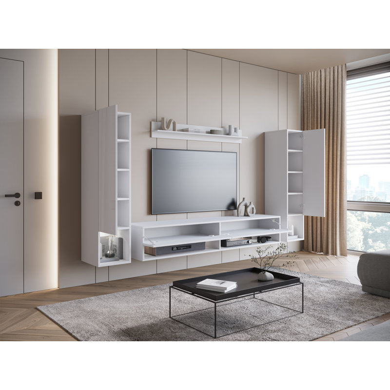 TV Stand for TVs up to 77", White