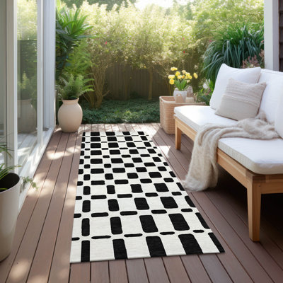  Rectangle Malek 1'8" X 2'6" Indoor/Outdoor Area Rug with Non-Slip Backing