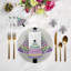 Christmas Tree Brights Round Beaded Placemat
