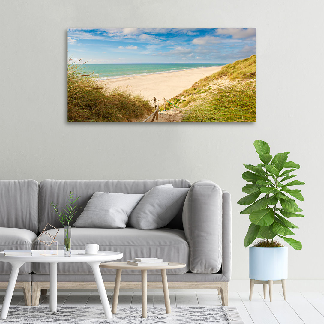 Coastal Dunes - No Frame Print on Canvas