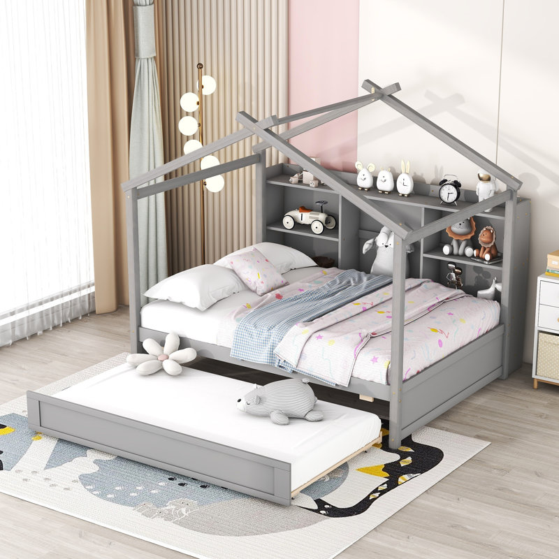 Lit pour enfants Ronetta, gris