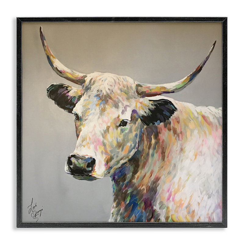 Art de la giclée, peinture par Raymond Spay, Giclée encadrée noir minuit, H 12 po x l 12 po
