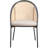 Lashelia Upholstered Dining Chairs In Vinyl With Wicker Backer And Stainless Steel Legs, Set Of 2 Lashelia-962533853