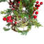 Icy Pine With Berries Artificial Cone Christmas Tree - 27"