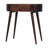 Caramel Rounded Small Console Table-108808790