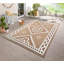 Deborah Geometric Shapes Braided Indoor / Outdoor Area Rug-690537977-690537976