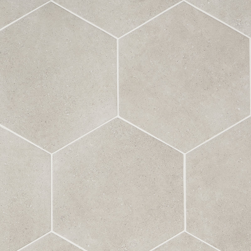 Arbor Hex 13" x 14.5" Porcelain Wood Look Wall & Floor Tile (10.51 Sq. Ft. / Case), Taupe