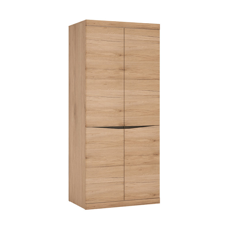 Aryanna 2 Door Manufactured Wood Wardrobe