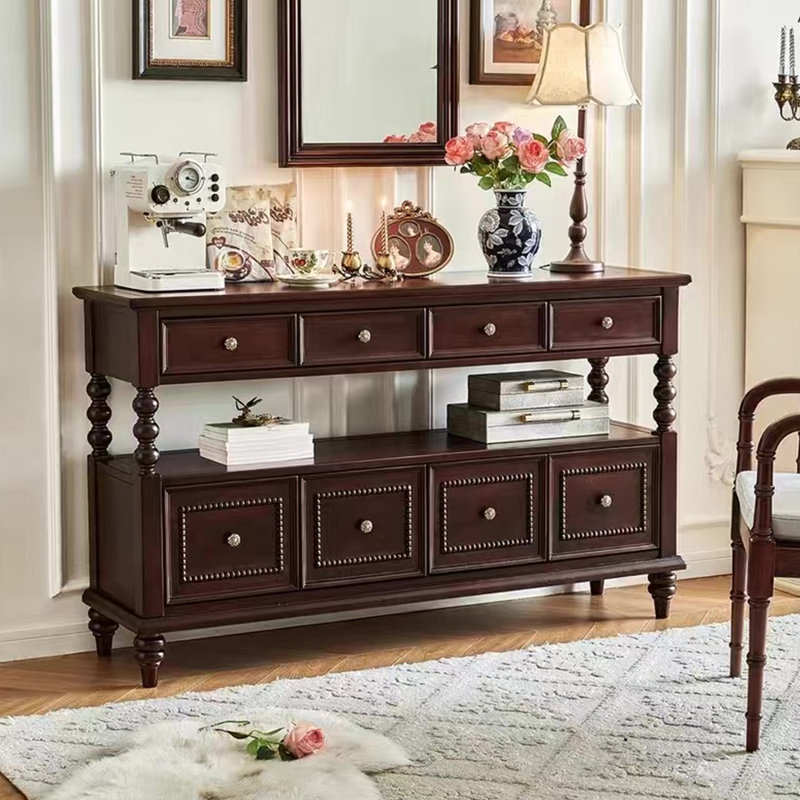 Console de style européen, Brun