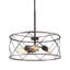 Luminaire suspendu tambour 3 lumières Lateefah