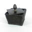 Boîte carrée en bronze tissé