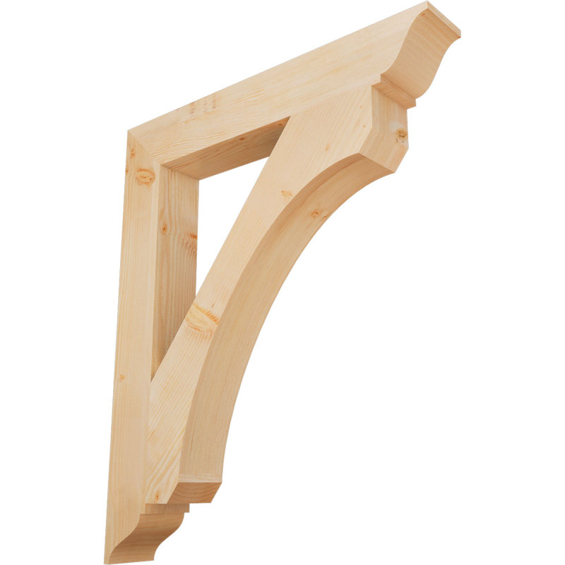 Support traditionnel lisse l 5 1/2 po x P 40 po x H 48 po, sapin Douglas, Douglas (lisse), H 48 po x l 5,5 po x P 40 po
