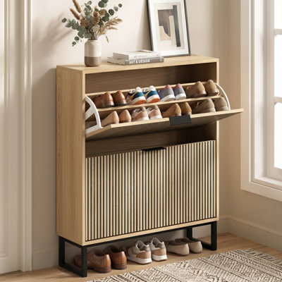 12 Pair Shoe Storage Cabinet