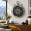 Horloge murale avec engrenages en mouvement réel The GEears