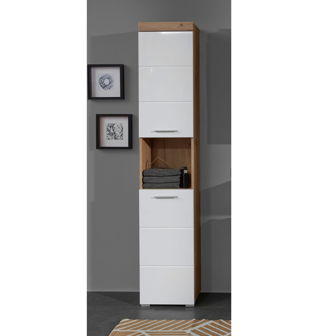 37 x 190 cm Wäscheschrank Marvlene