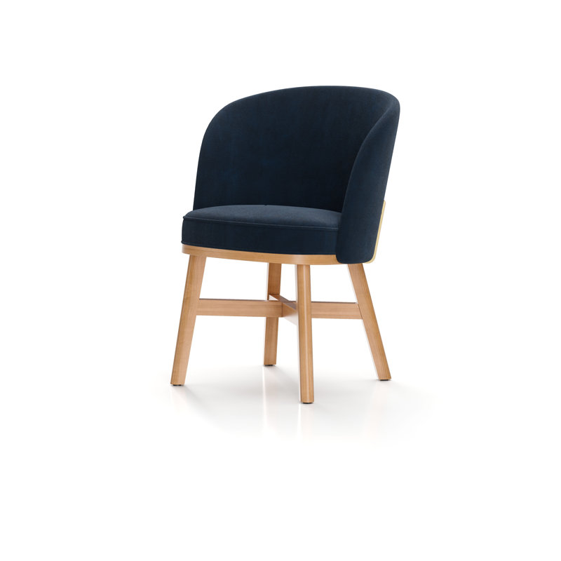 Mr B Upholstered Arm Chair, L493 Sanfor Oatmeal 0003, Natural Oak